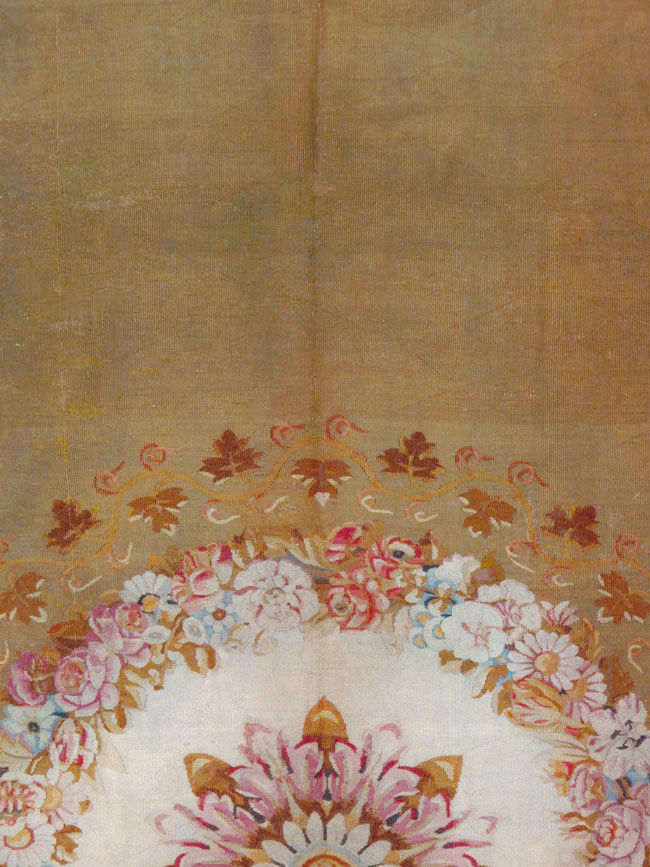 Antique French Aubusson Carpet, No.8866 - Staging