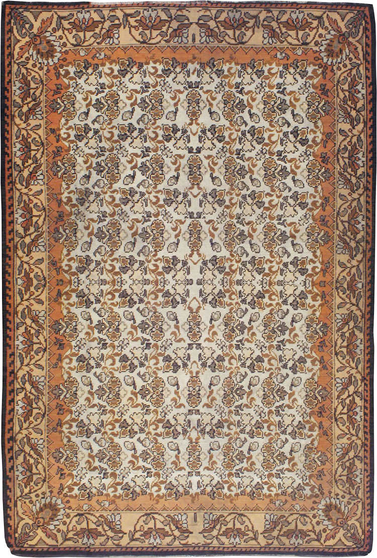 Antique Ukrainian Bessarabian Carpet, No.8880 - Staging