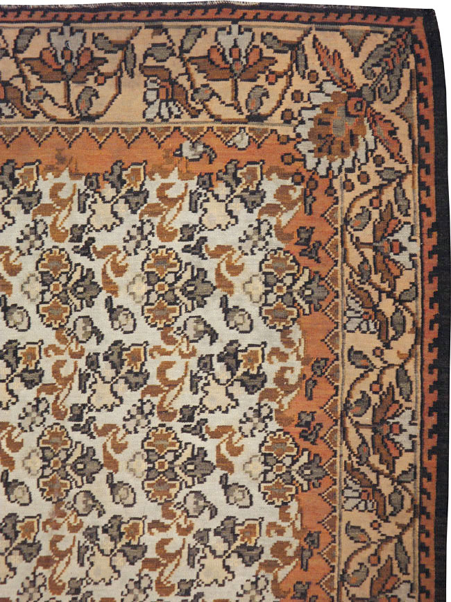 Antique Ukrainian Bessarabian Carpet, No.8880 - Staging