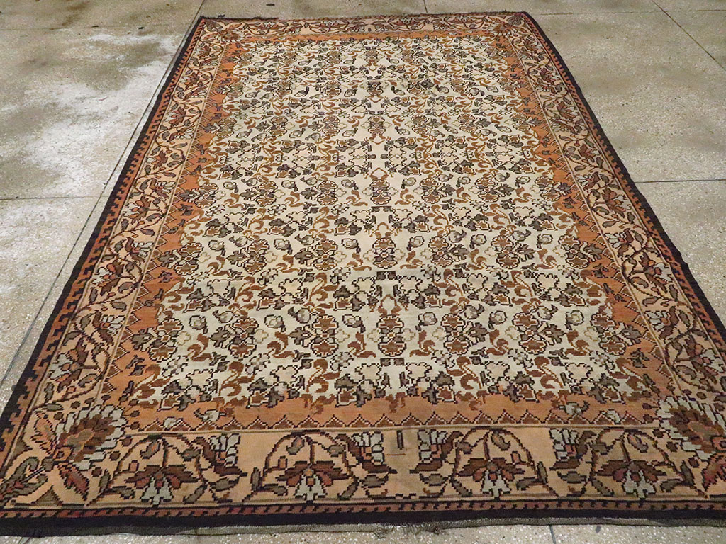 Antique Ukrainian Bessarabian Carpet, No.8880 - Staging
