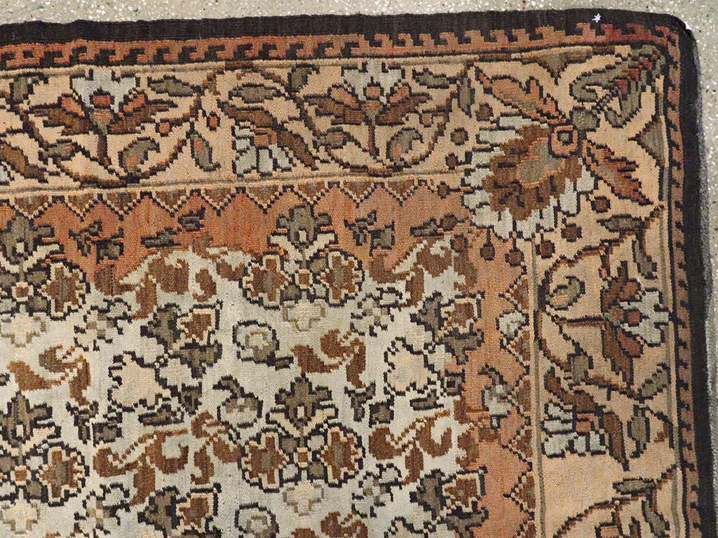 Antique Ukrainian Bessarabian Carpet, No.8880 - Staging