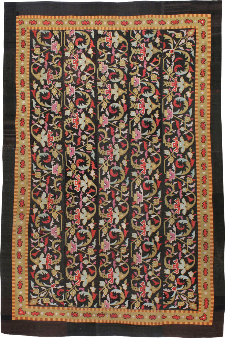 Antique French Aubusson Carpet, No.8883 - Staging