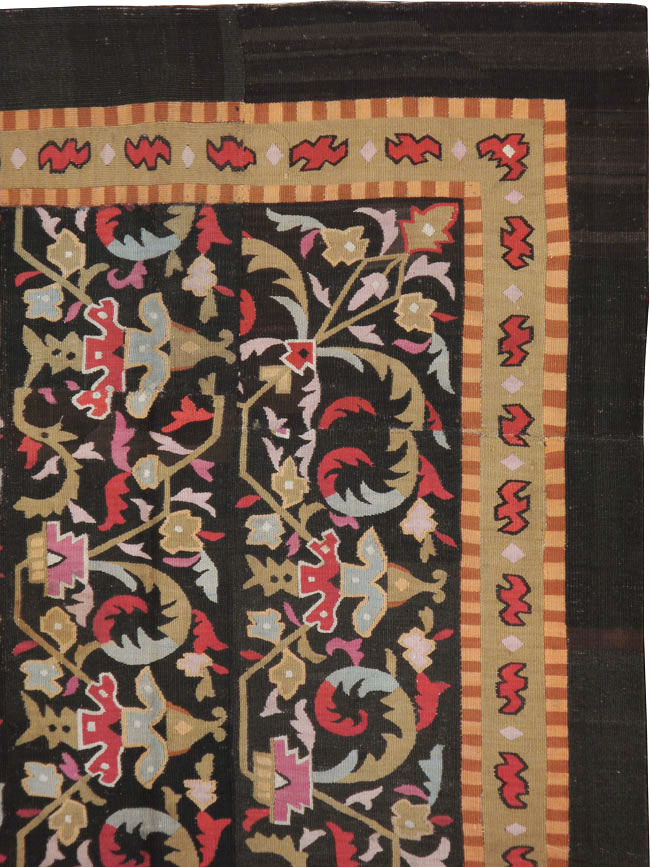 Antique French Aubusson Carpet, No.8883 - Staging