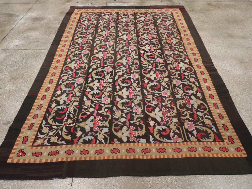 Antique French Aubusson Carpet, No.8883 - Staging