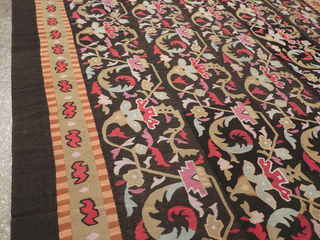 Antique French Aubusson Carpet, No.8883 - Staging