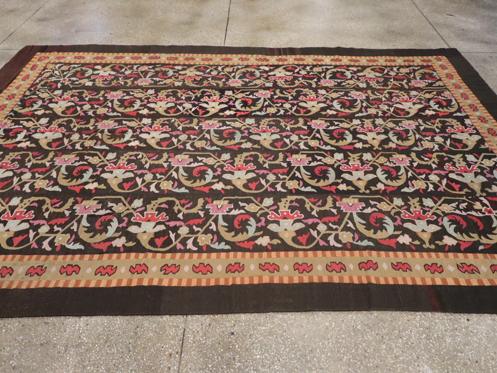 Antique French Aubusson Carpet, No.8883 - Staging