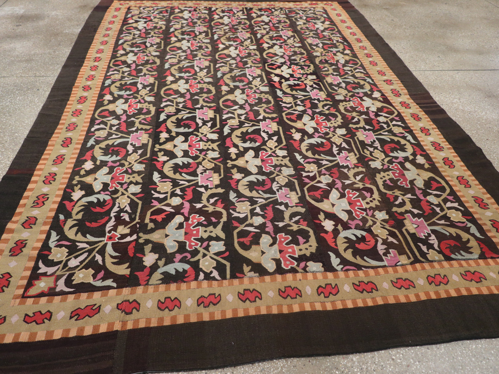 Antique French Aubusson Carpet, No.8883 - Staging