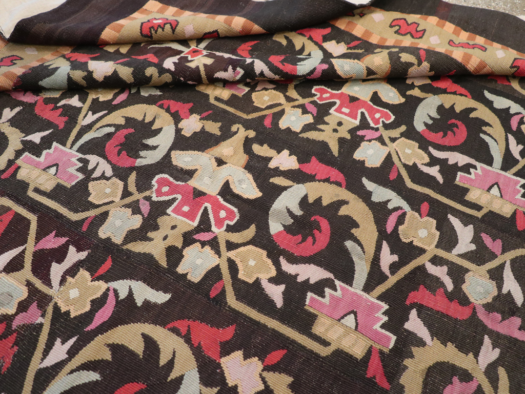 Antique French Aubusson Carpet, No.8883 - Staging