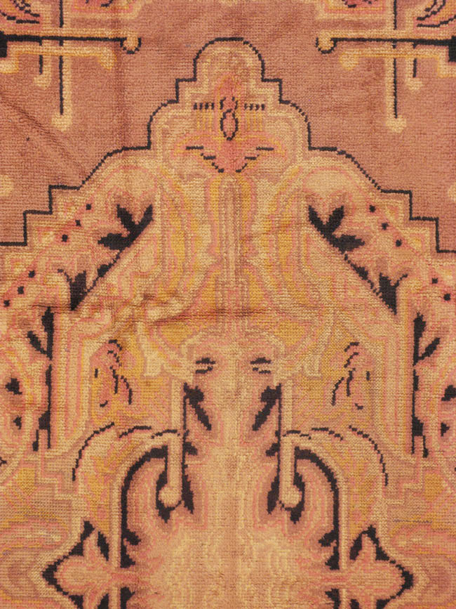 Antique European Art Deco Carpet, No.8907 - Staging