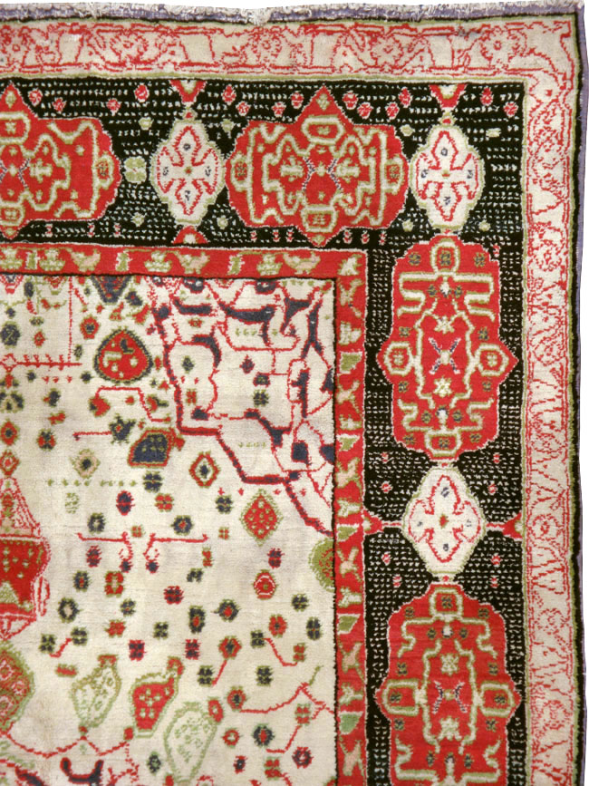 Antique Indian Agra Carpet, No.8951 - Staging