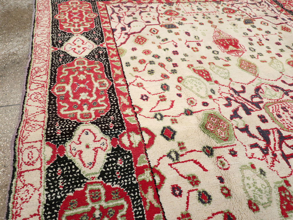 Antique Indian Agra Carpet, No.8951 - Staging