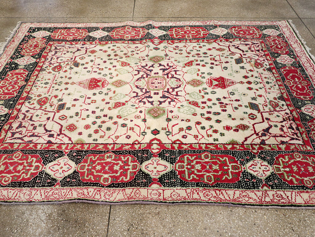 Antique Indian Agra Carpet, No.8951 - Staging