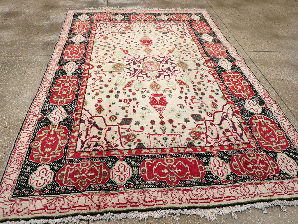 Antique Indian Agra Carpet, No.8951 - Staging