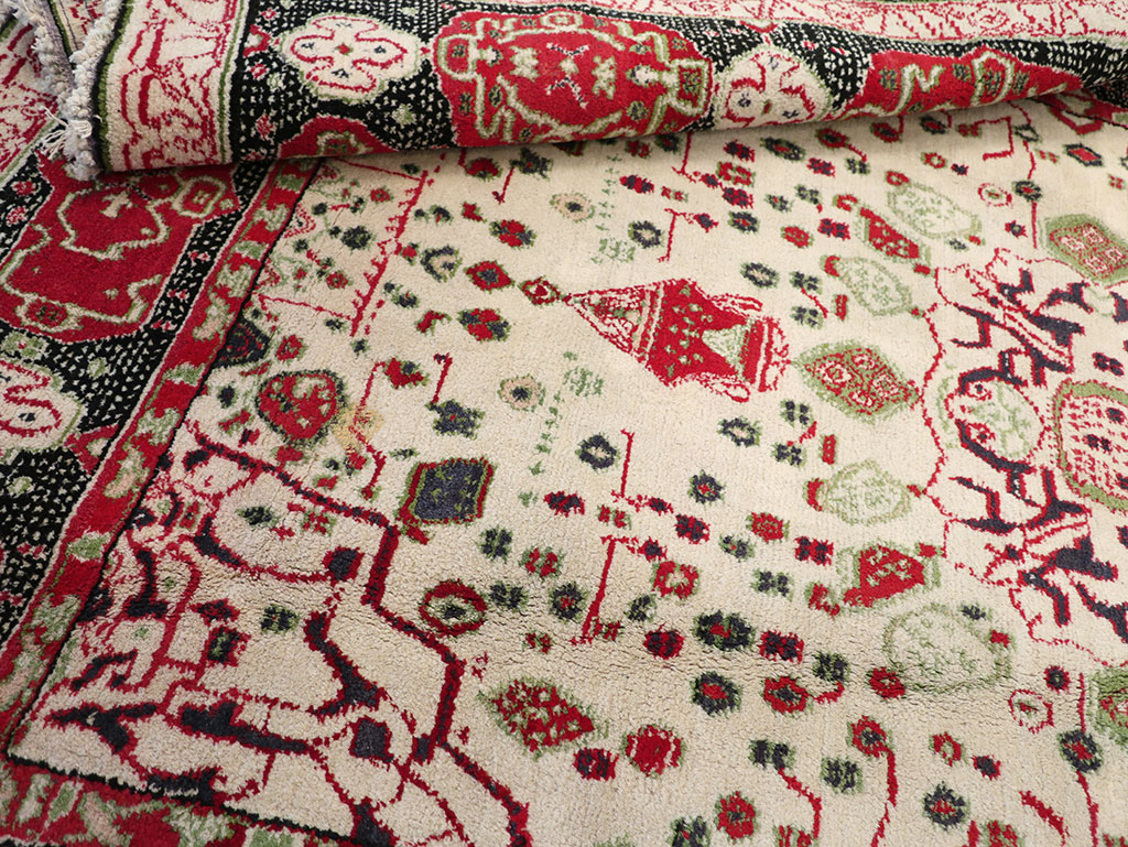 Antique Indian Agra Carpet, No.8951 - Staging