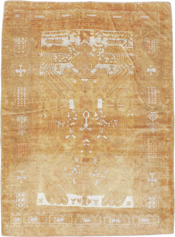 Vintage Afghan Baluch Carpet, No.8966 - Staging