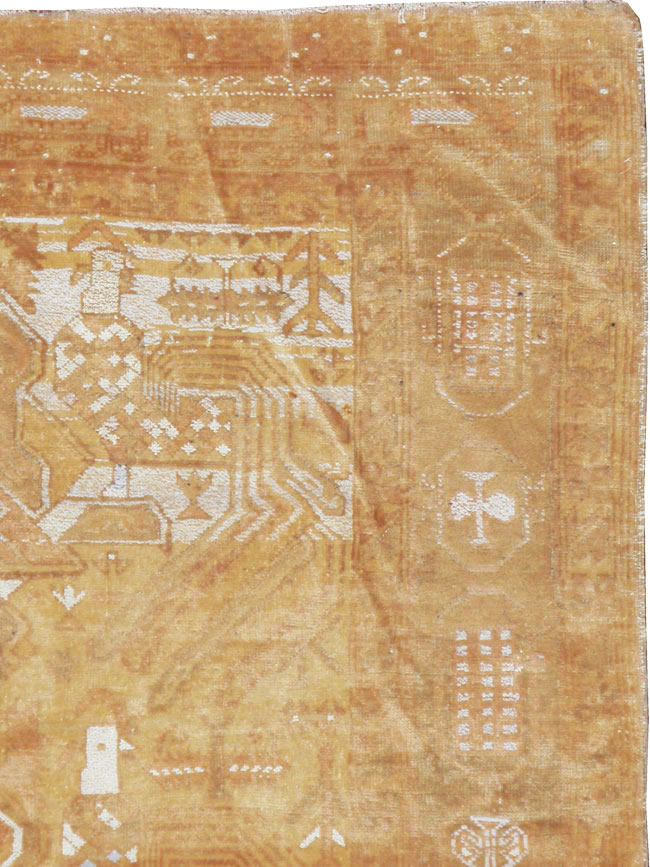 Vintage Afghan Baluch Carpet, No.8966 - Staging