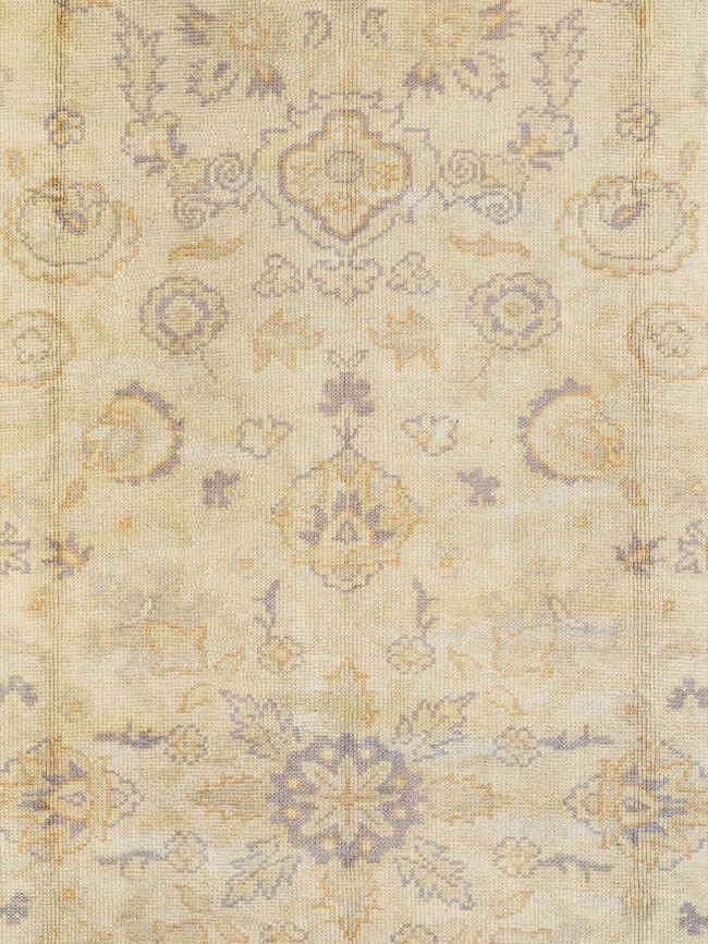 Antique Turkish Oushak Carpet, No.9010 - Staging