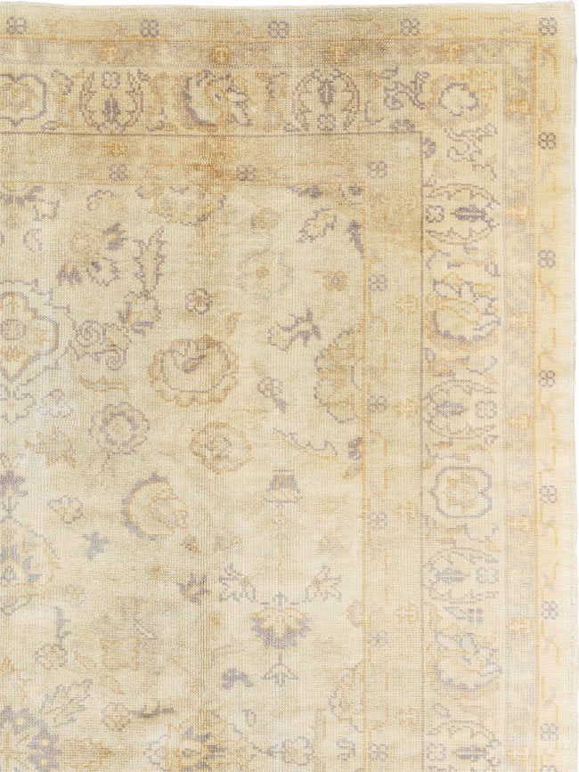 Antique Turkish Oushak Carpet, No.9010 - Staging