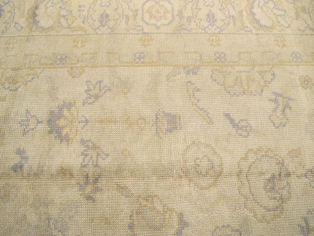 Antique Turkish Oushak Carpet, No.9010 - Staging