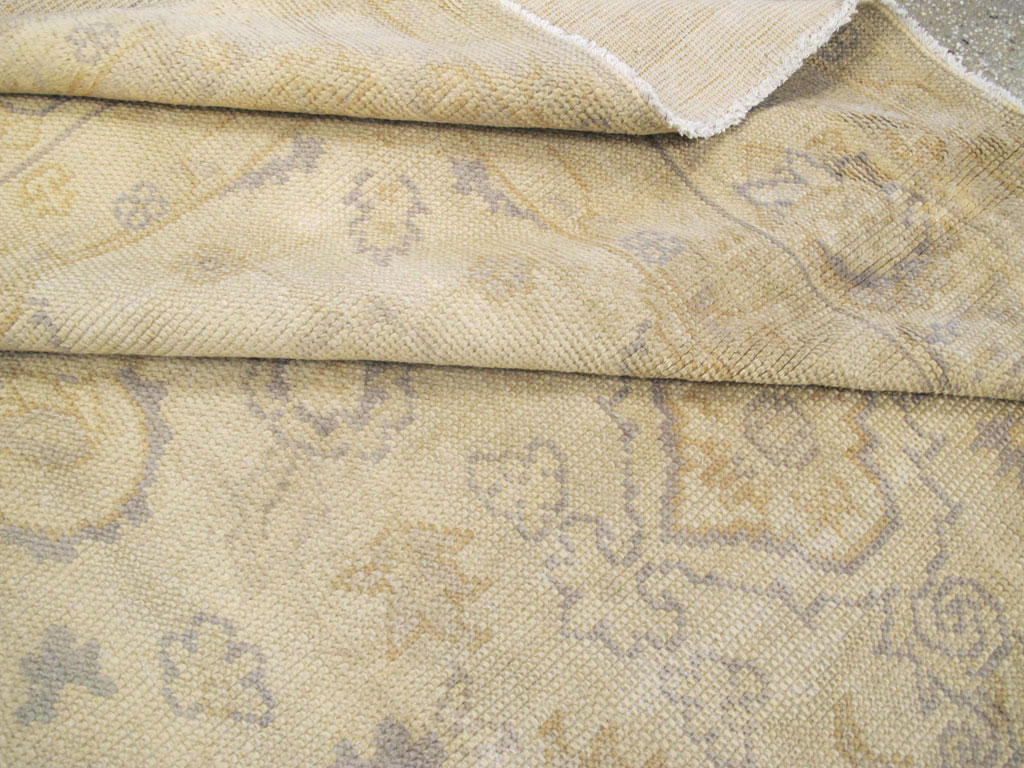 Antique Turkish Oushak Carpet, No.9010 - Staging