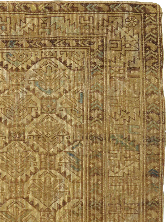 Antique Caucasian Shirvan Rug, No.9013 - Staging