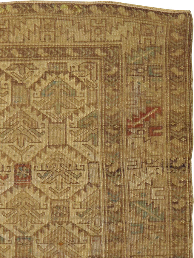 Antique Caucasian Shirvan Rug, No.9013 - Staging