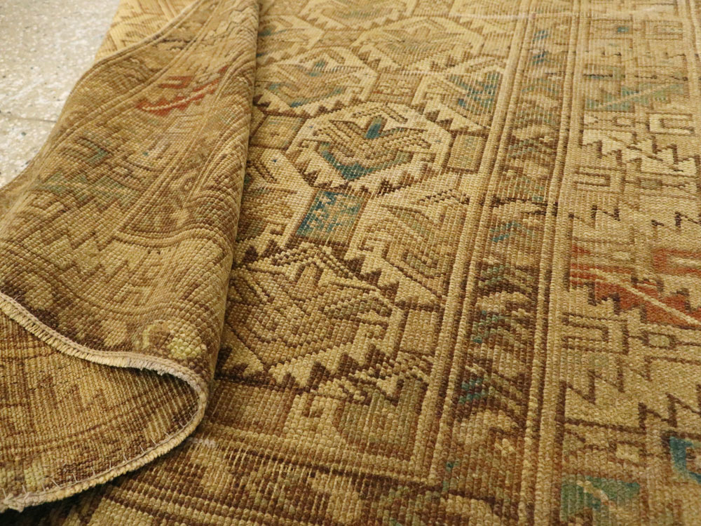 Antique Caucasian Shirvan Rug, No.9013 - Staging