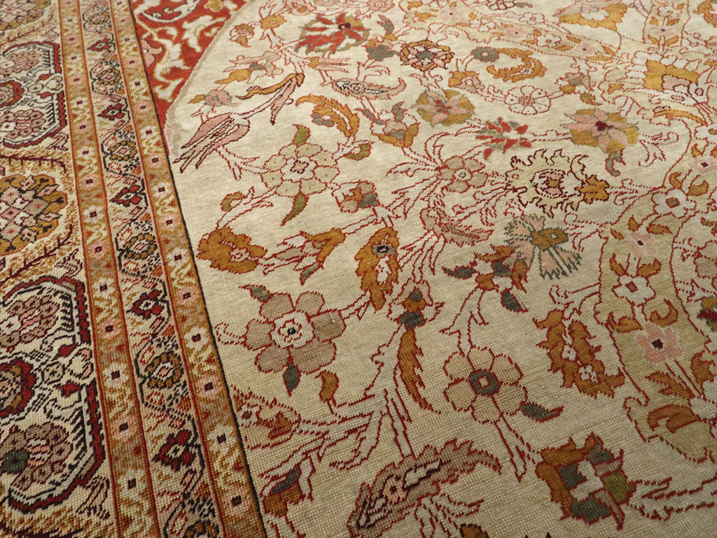 Antique Turkish Kayseri Carpet, No.9022 - Staging