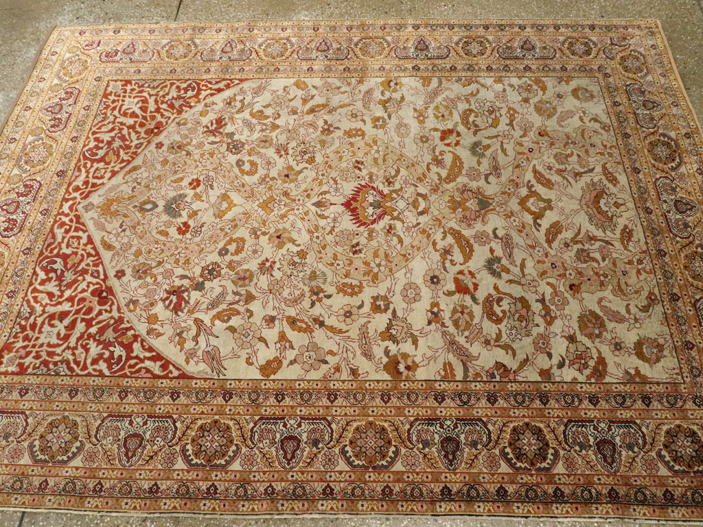Antique Turkish Kayseri Carpet, No.9022 - Staging