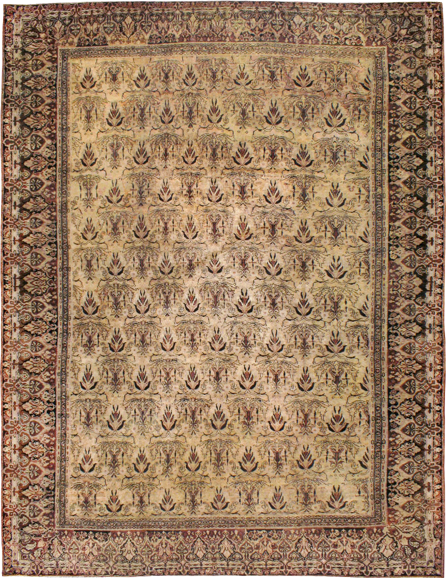 Antique Indian Lahore Carpet, No.9023 - Staging