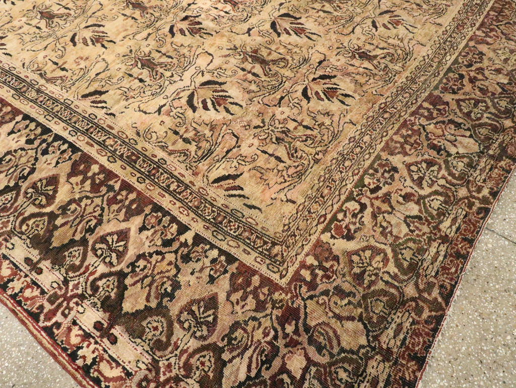 Antique Indian Lahore Carpet, No.9023 - Staging