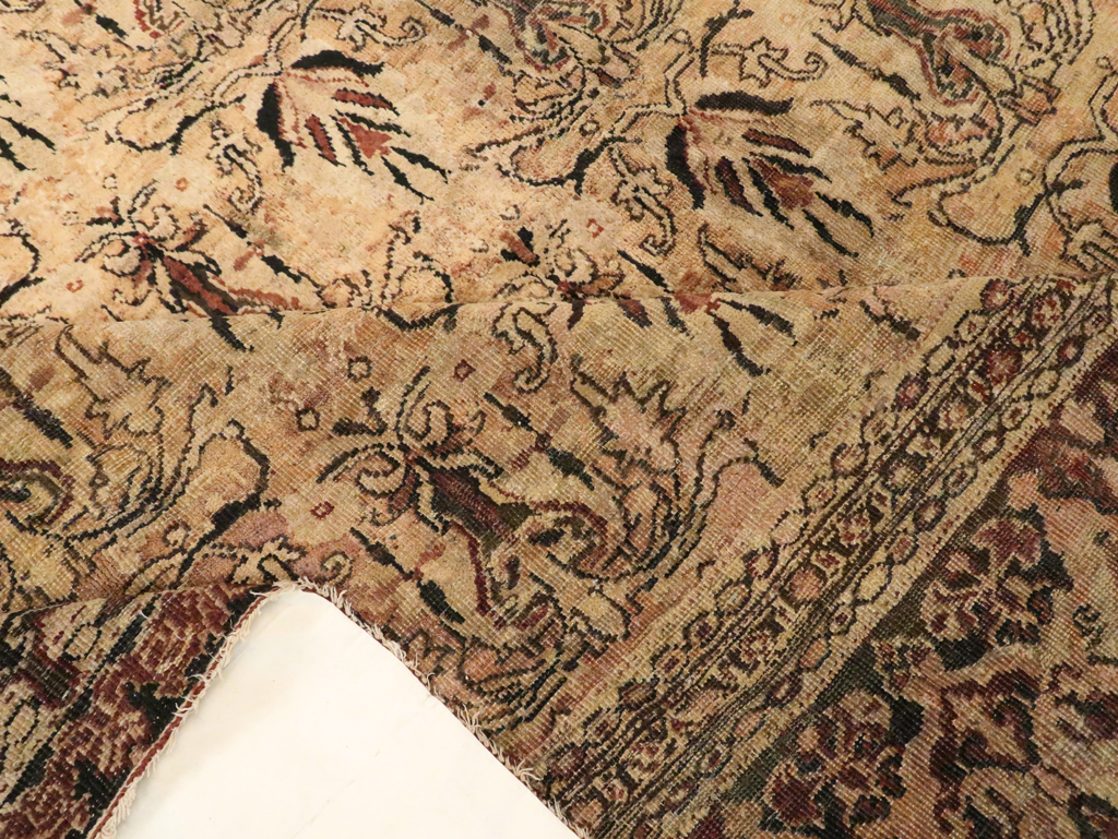 Antique Indian Lahore Carpet, No.9023 - Staging