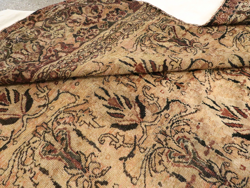 Antique Indian Lahore Carpet, No.9023 - Staging