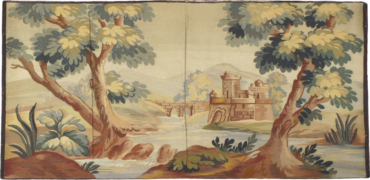 Antique French Tapestry, No.9031 - Staging