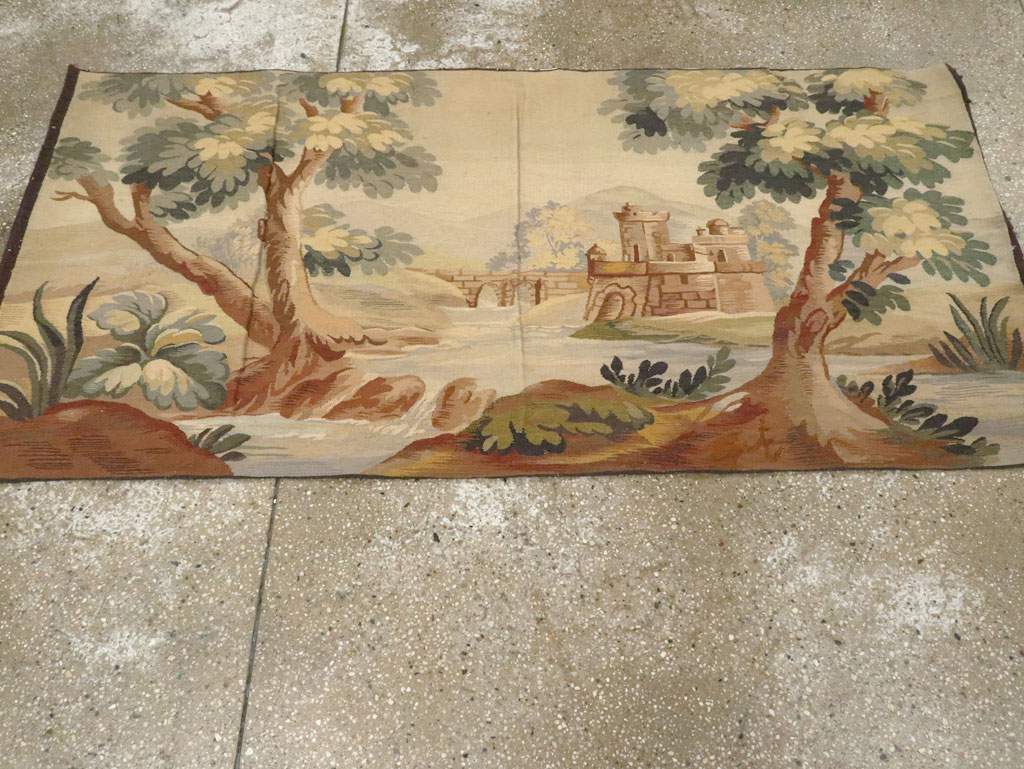 Antique French Tapestry, No.9031 - Staging