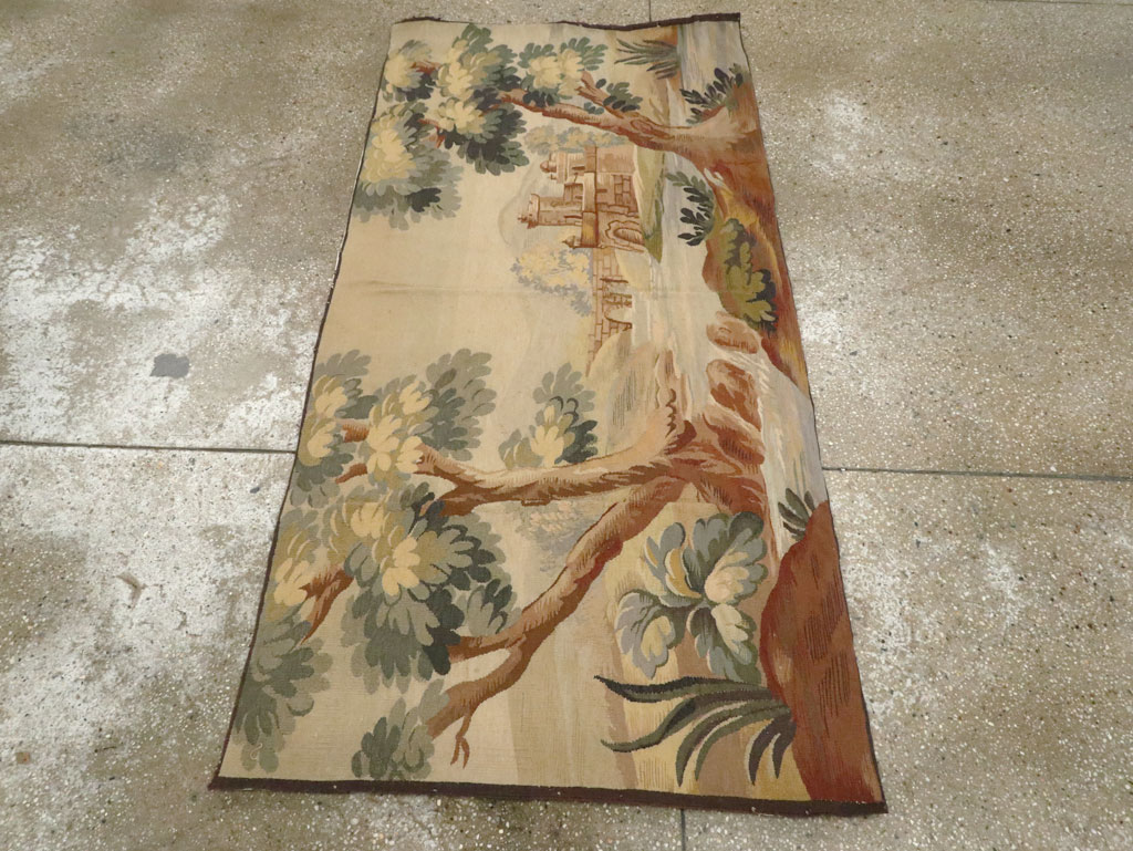 Antique French Tapestry, No.9031 - Staging