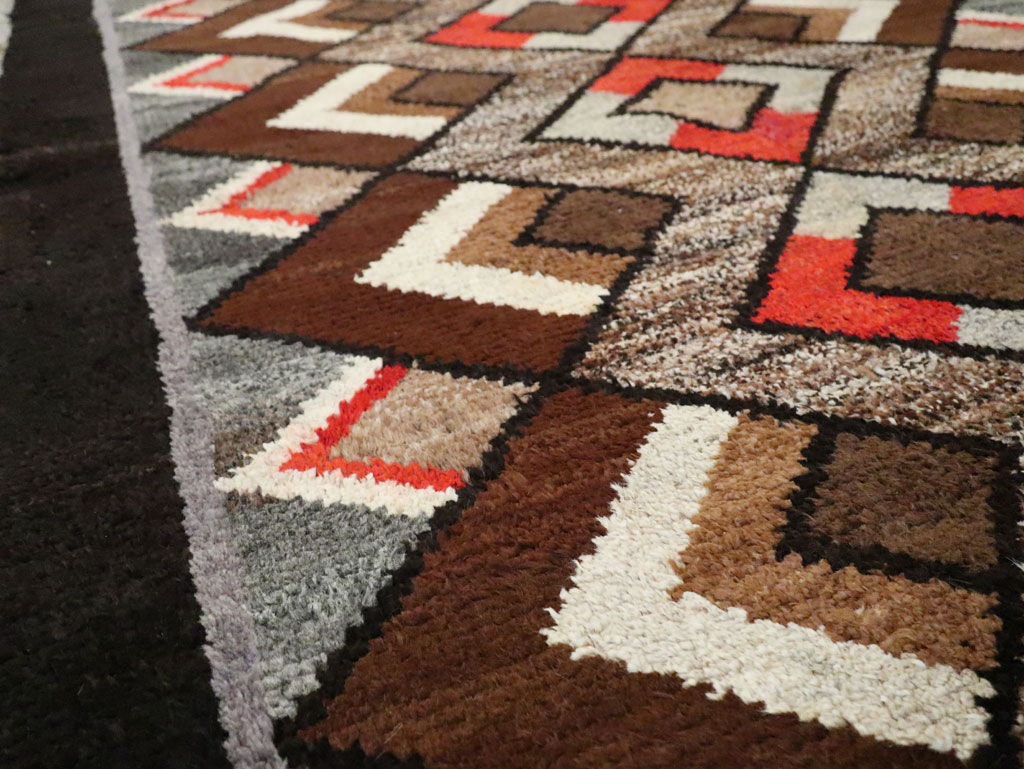 Vintage Art Deco Rug, No.9032 - Staging
