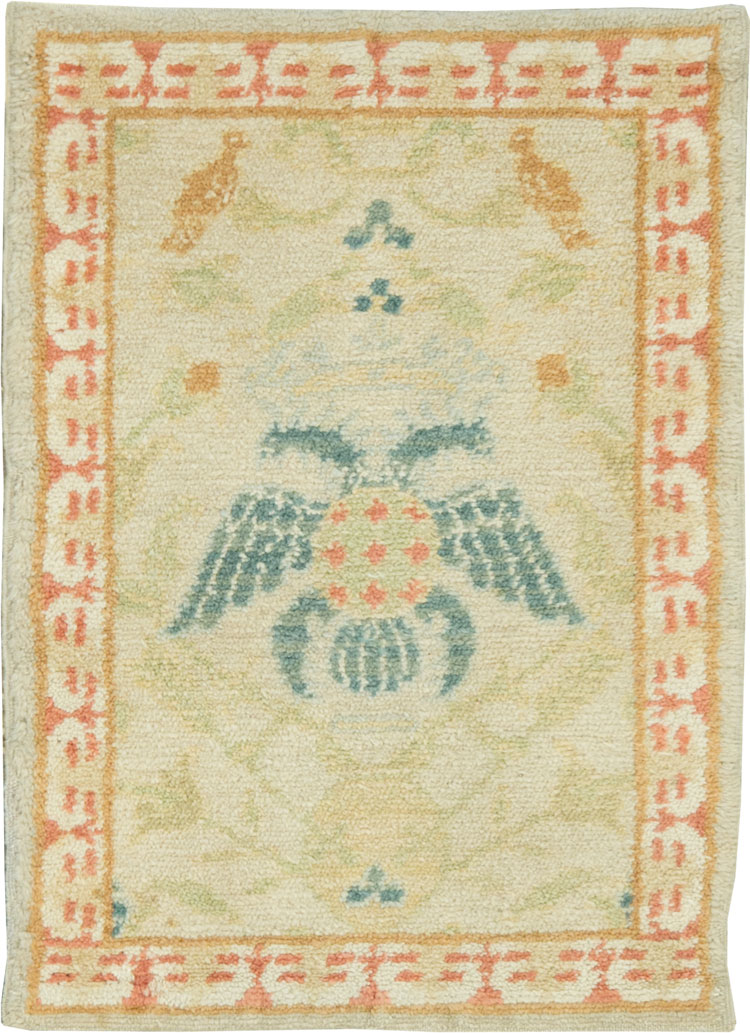Antique Spanish Cuenca Carpet, No.9040 - Staging