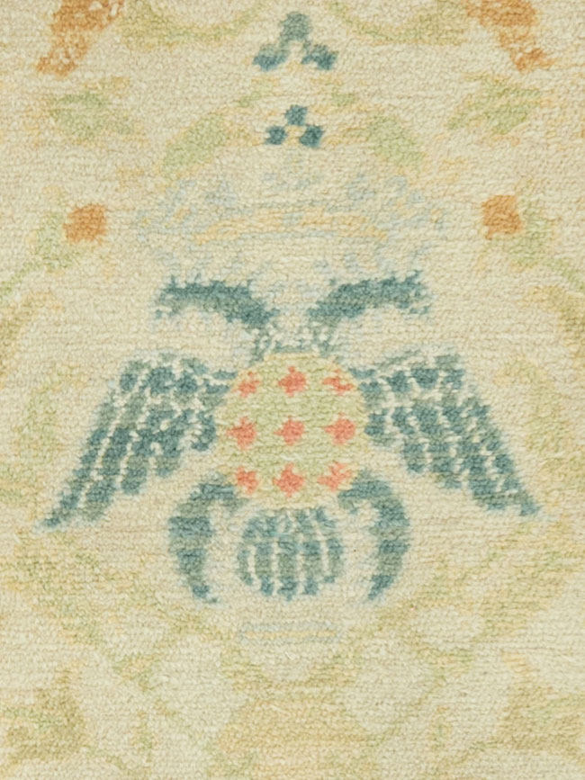Antique Spanish Cuenca Carpet, No.9040 - Staging