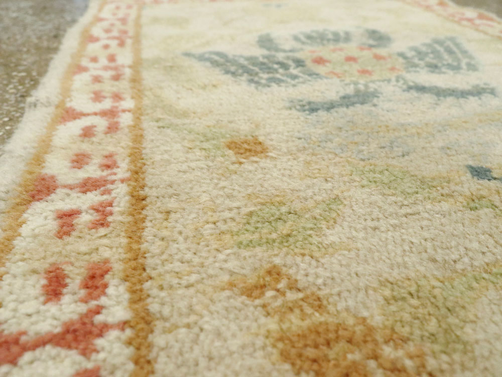 Antique Spanish Cuenca Carpet, No.9040 - Staging