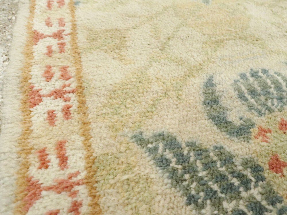 Antique Spanish Cuenca Carpet, No.9040 - Staging