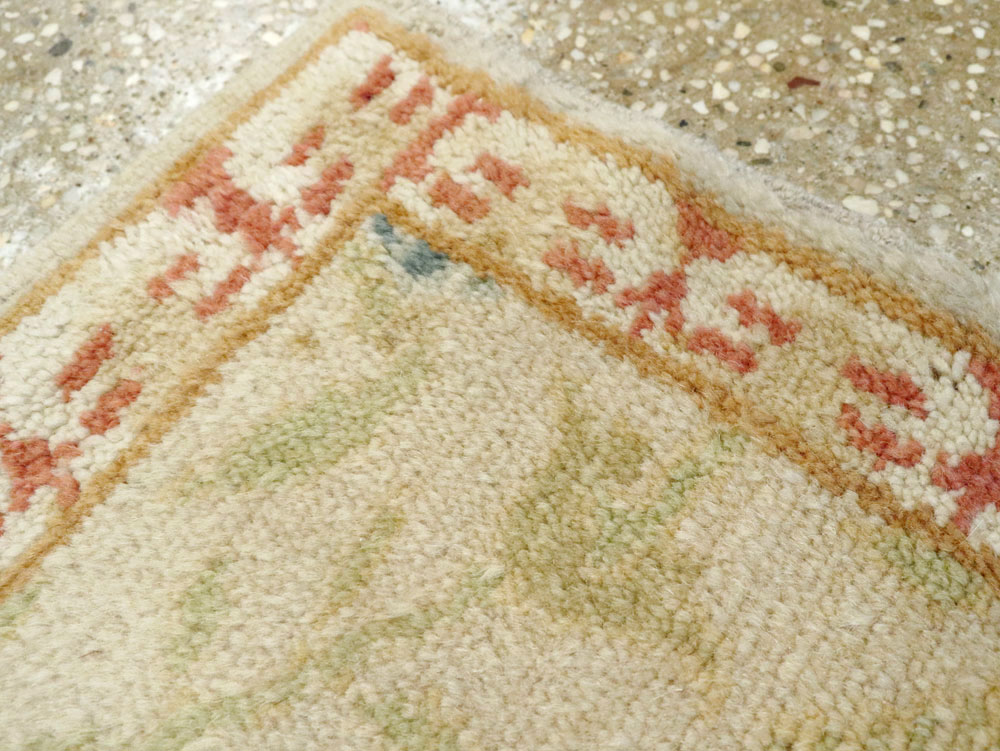 Antique Spanish Cuenca Carpet, No.9040 - Staging