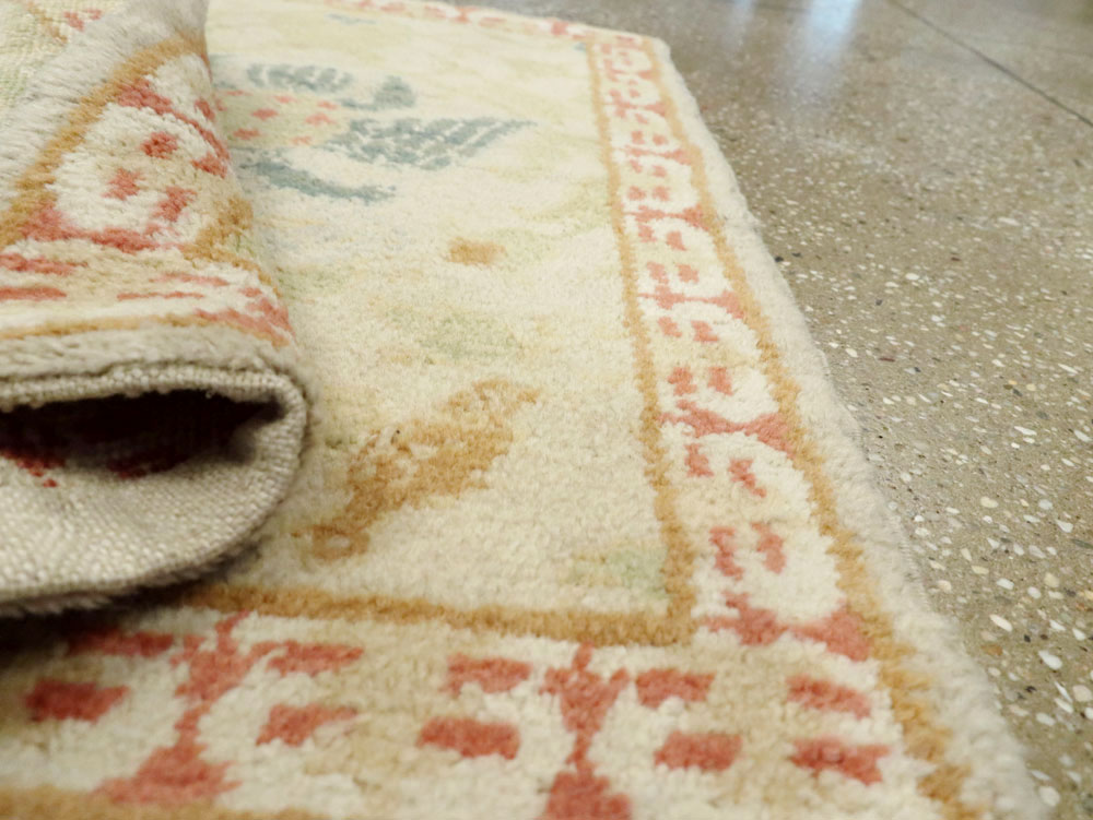 Antique Spanish Cuenca Carpet, No.9040 - Staging