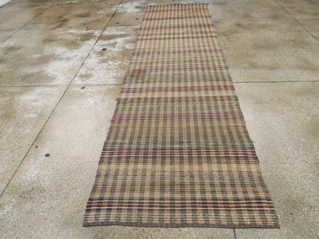 Vintage American Rag Rug Runner, No.9060 - Staging
