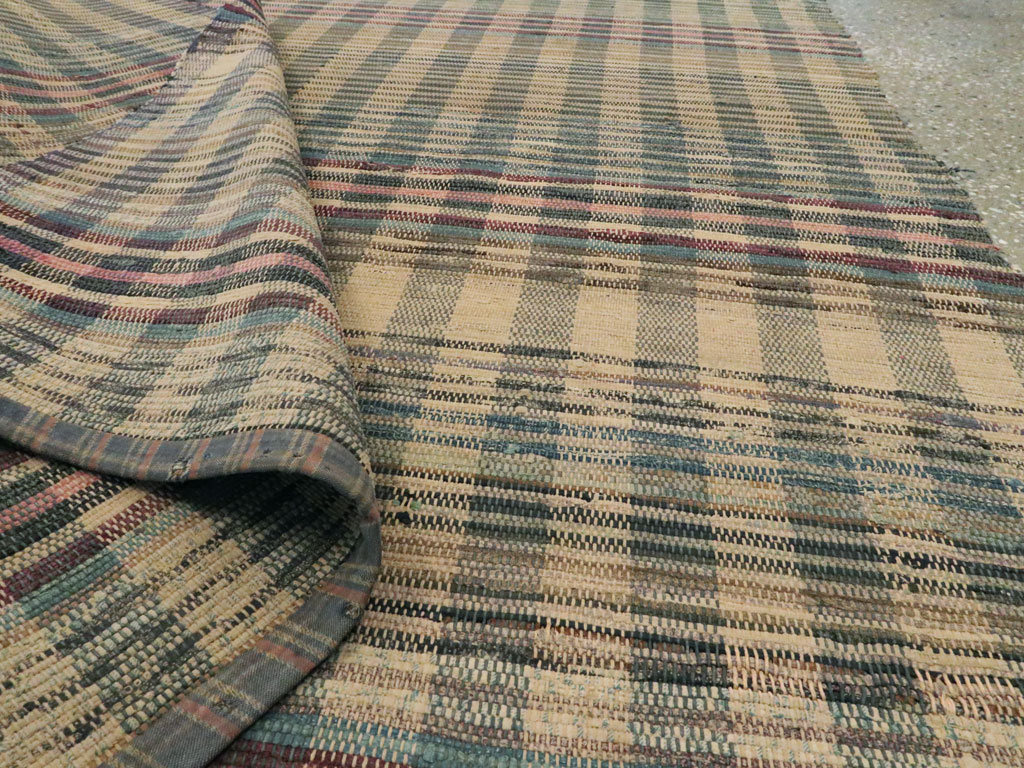 Vintage American Rag Rug Runner, No.9060 - Staging