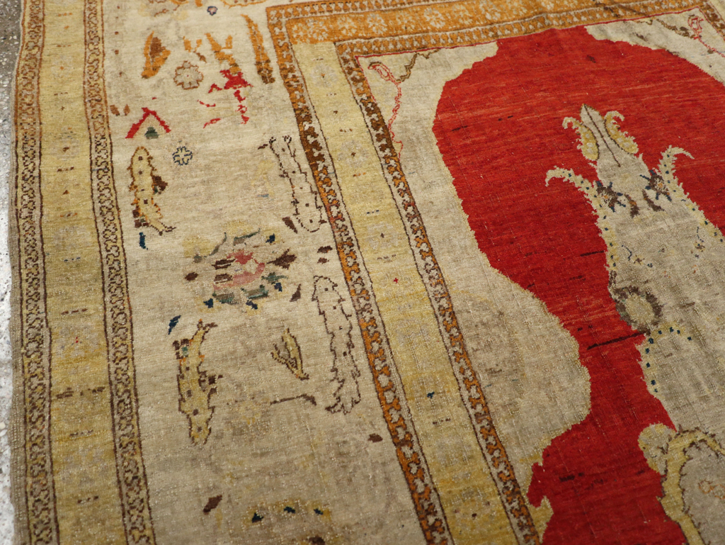 Antique Tabriz Hagi Jalili Carpet, No.9069 - Staging