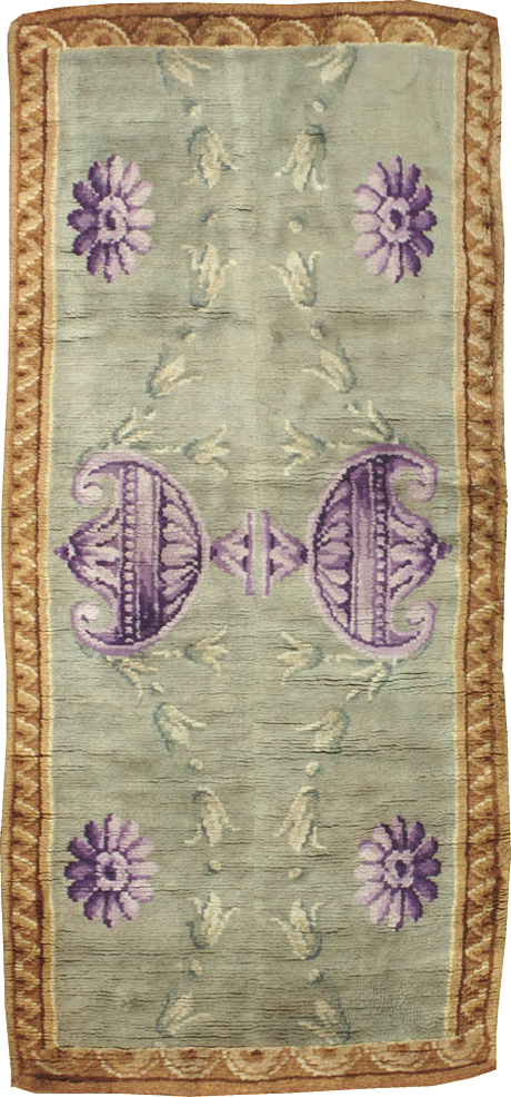 Antique French Savonnerie Rug, No.9092 - Staging