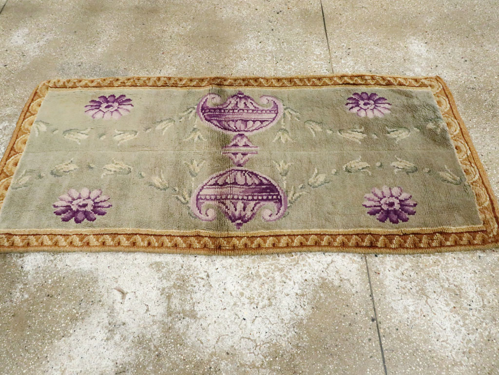 Antique French Savonnerie Rug, No.9092 - Staging