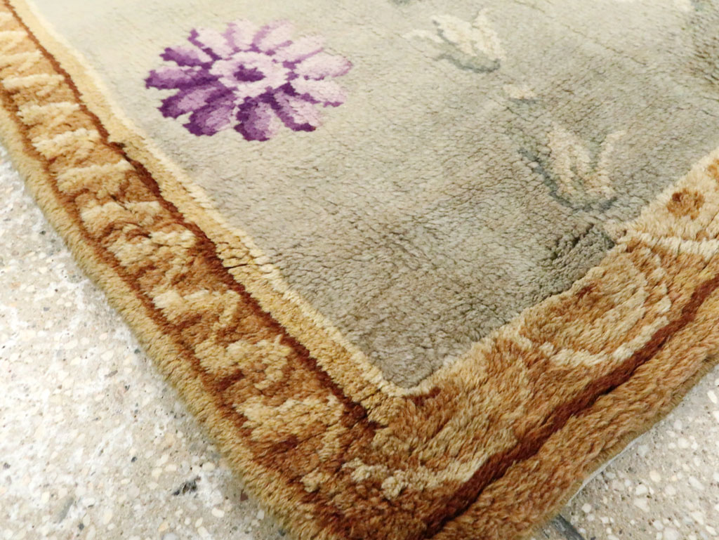 Antique French Savonnerie Rug, No.9092 - Staging