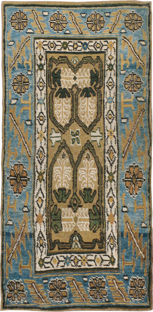 Antique Spanish Cuenca Rug, No.9093 - Staging